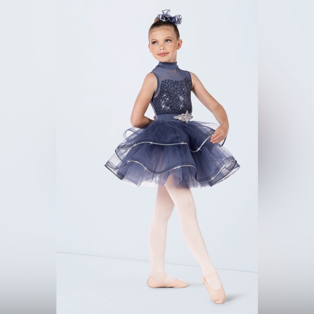 Weissman Rise and Shine Ballet Costume
Blue 
SC
Worn once for recital